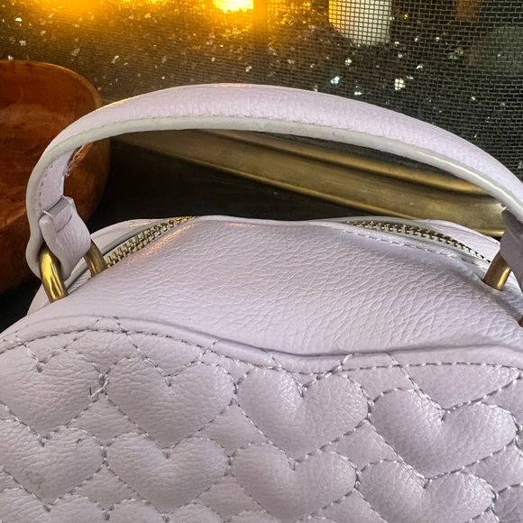 Betsey Johnson Light Purple Heart Mini Bag - Picture 3 of 11